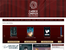 Tablet Screenshot of carrickcineplex.ie